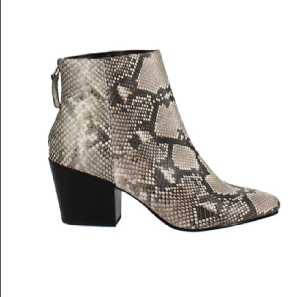 Dolce Vita Snakeskin Leather Bootie